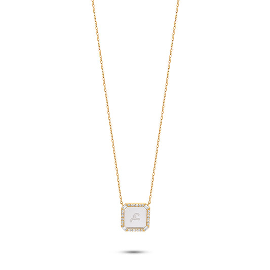 Engraved Letter Necklace