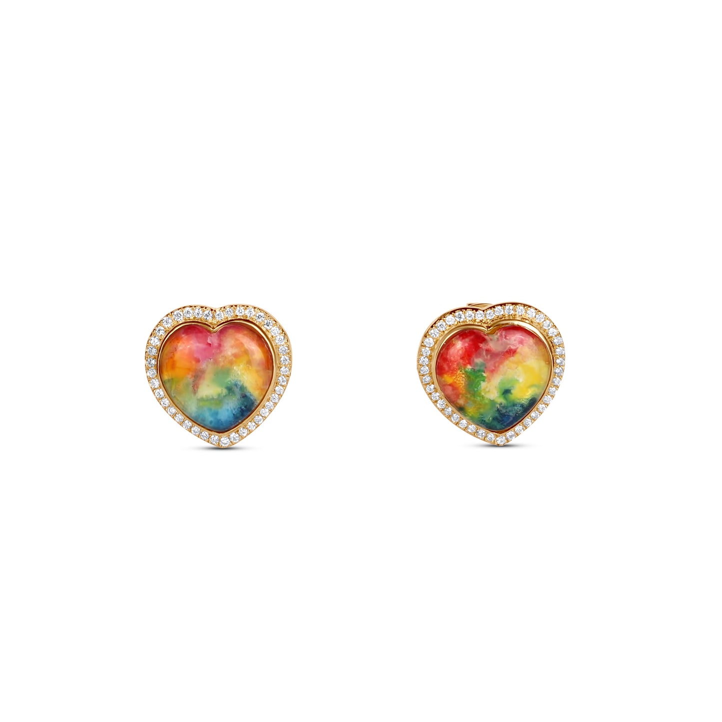 Eclectic Heart Earrings