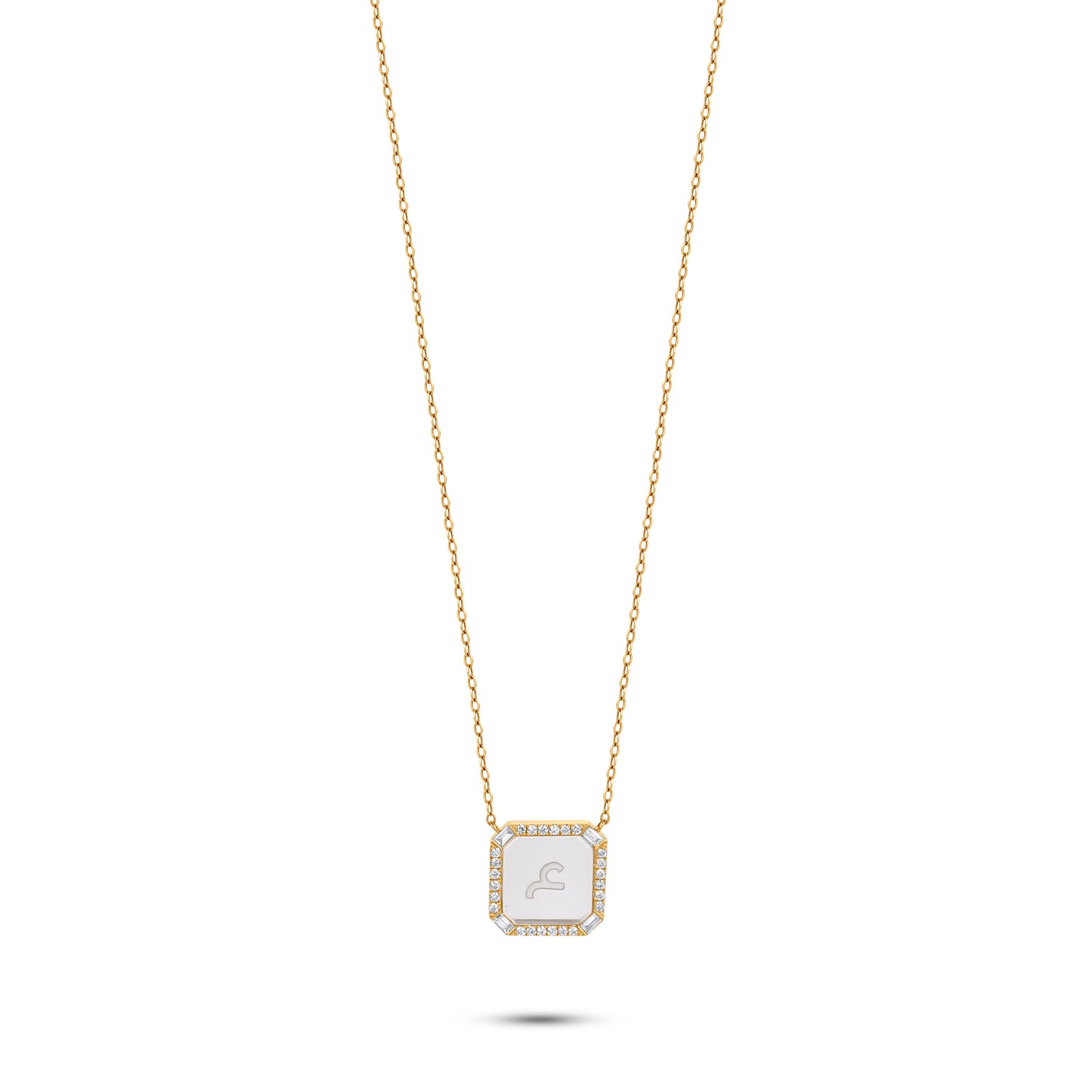 Engraved Letter Necklace